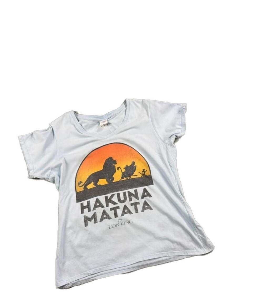 Port & Company Disney The Lion King Hakuna Matata Graphic V-Neck T-Shirt Size XL